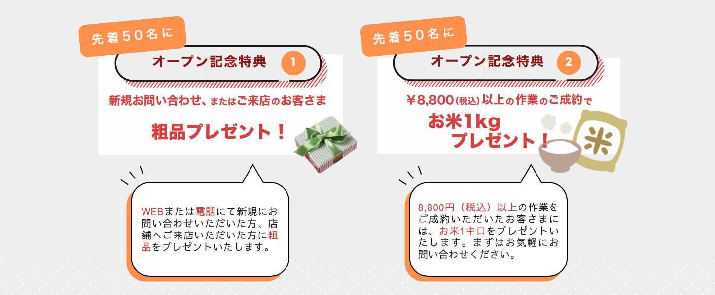 オープンキャンペーン