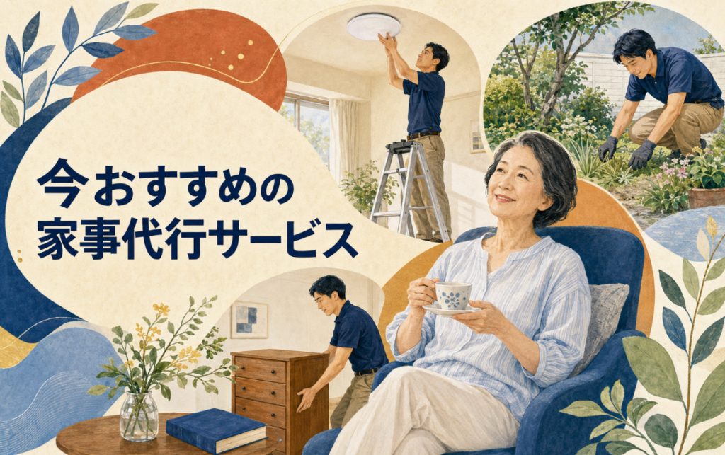 今おすすめの家事代行サービス