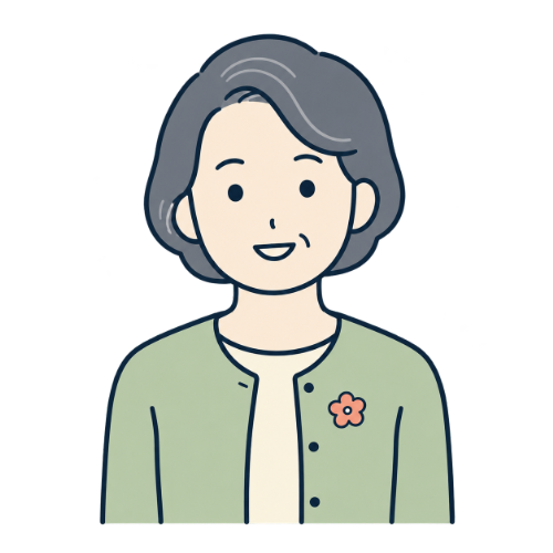 草刈りをご利用いただいた60代女性のお客さまイメージ